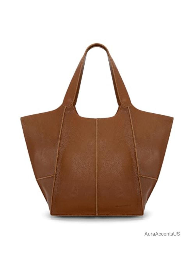 Large Vegan Leather Hobo Tote Bag For Women, Slouchy Shoulder Handbag